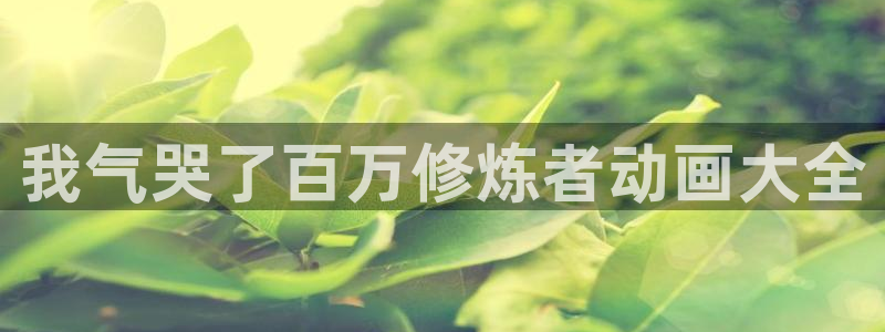 2021里番动漫：我气哭了百万修炼者动画大全