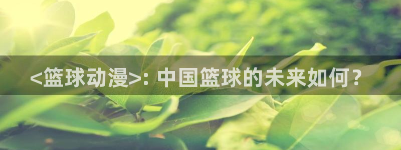 成人里番漫画：<篮球动漫>: 中国篮球的未来如何？