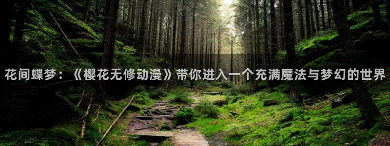 里番动漫：花间蝶梦：《樱花无修动漫》带你进入一个充满魔法与梦幻的世界